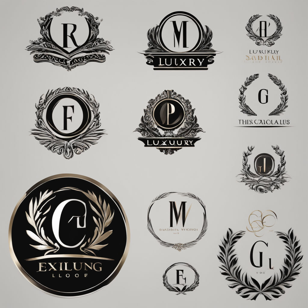 Premium Vector  Gm logo in unique, luxurious, mature, and elegant style. a  modern classic monogram serif font.