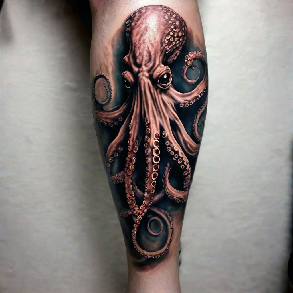 Octopus tattoo by Andrea Morales | Photo 27403