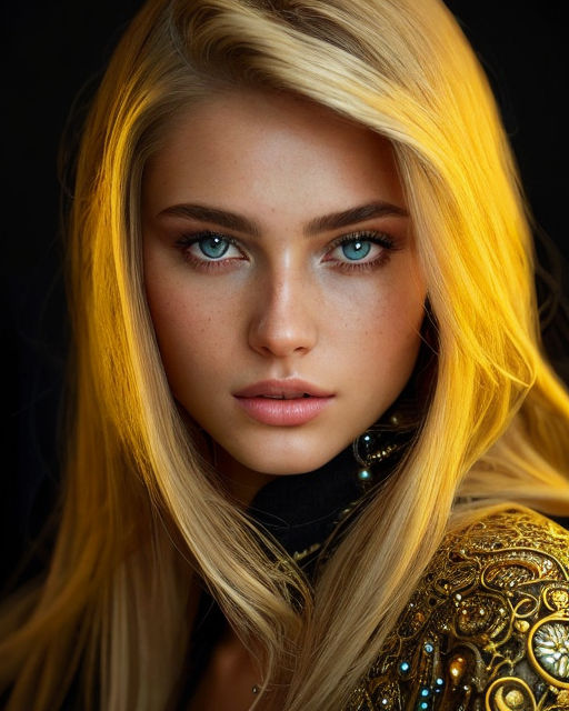 pretty girl with dirty blonde hair and blue eyes