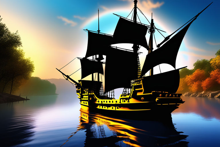 pirate ship background hd