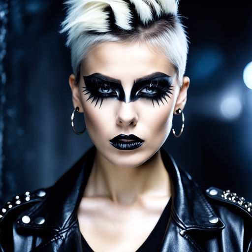 punk goth makeup - Playground