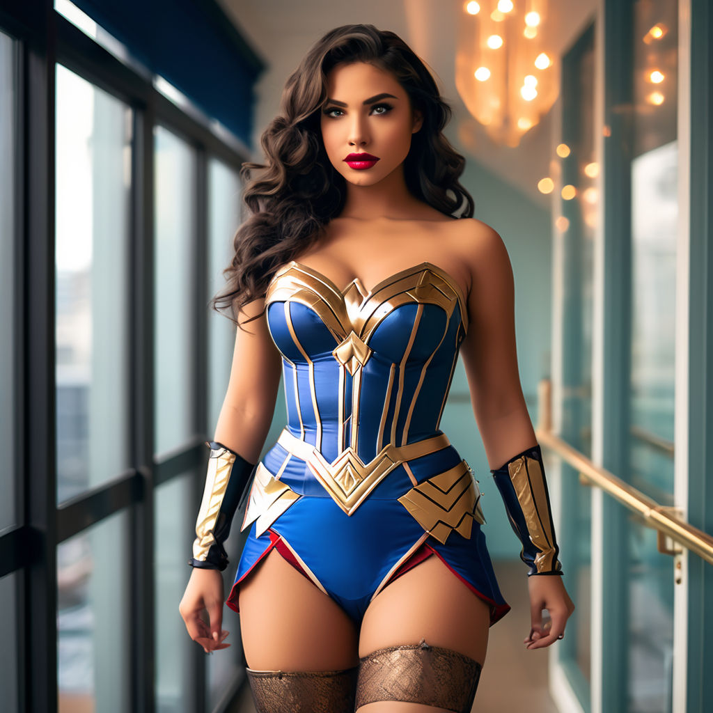 Wonder Woman Comic Garter Panty 