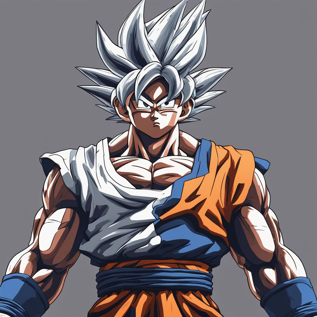 ArtStation - Goku Mastered Ultra Instinct - Dragon Ball Super FanArt