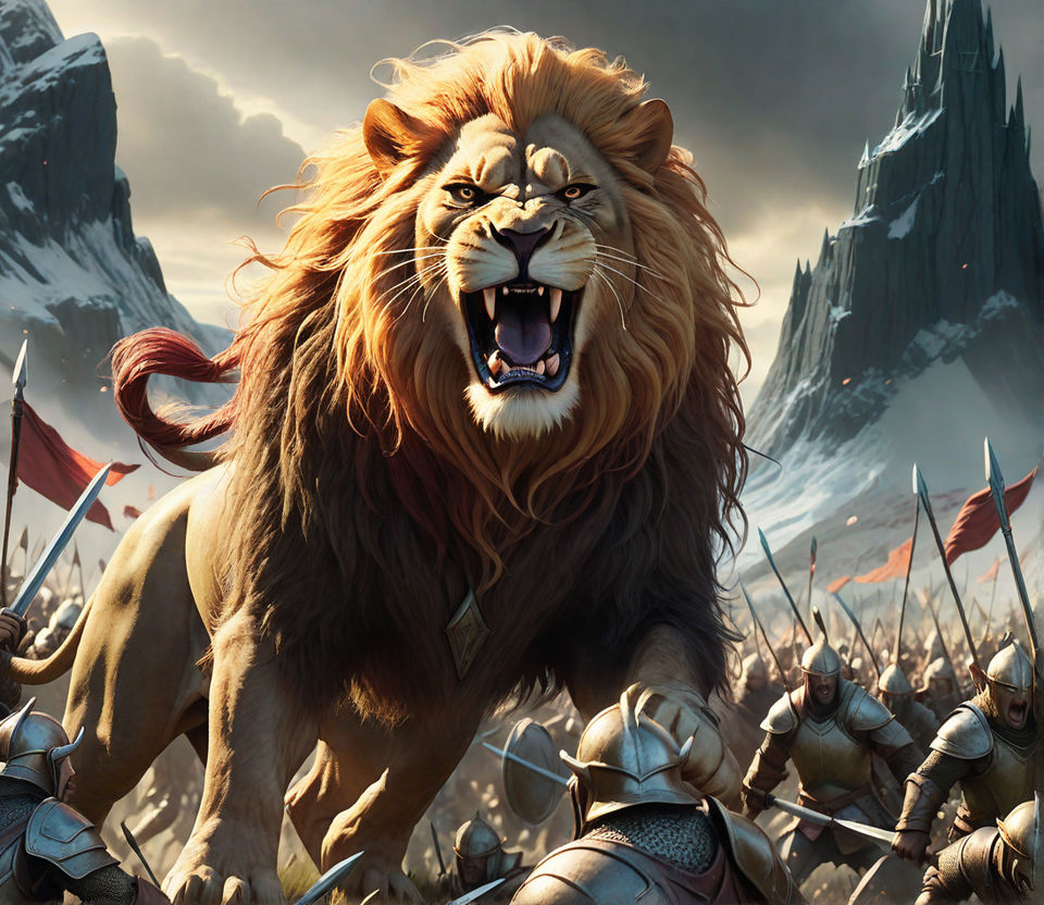 Wallpaper ship, Leo, heroes, The Chronicles Of Narnia, Aslan, The