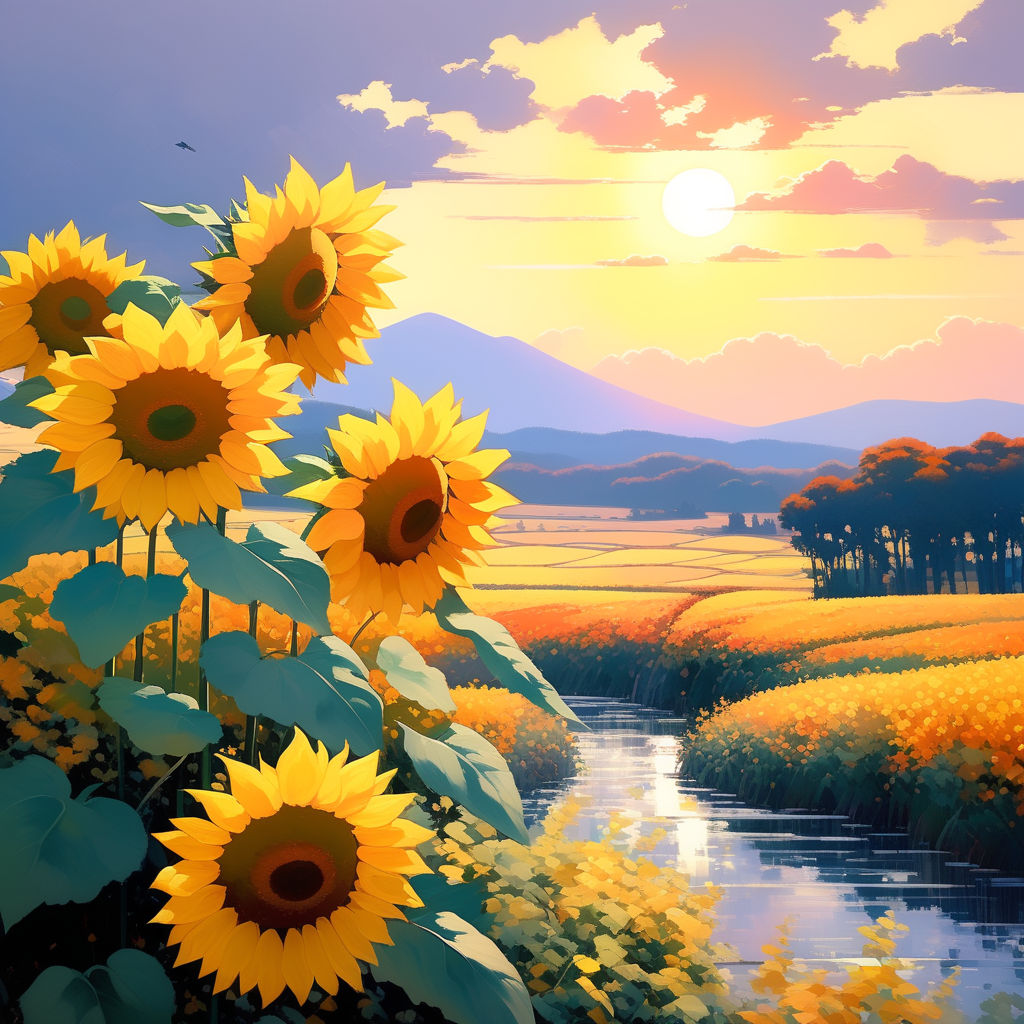 Sunflower by StarLi on Dribbble