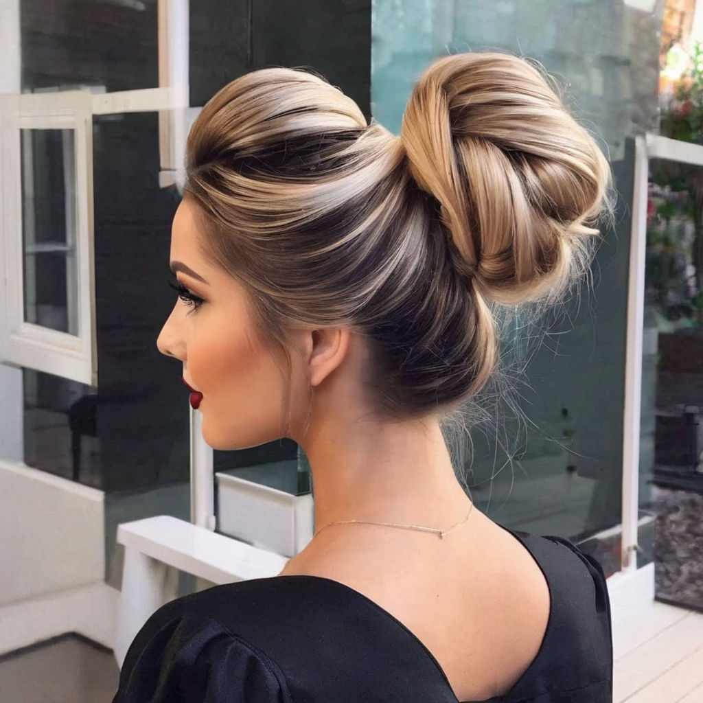 3 SPRING HIGH BUNS 🌸 | Easy Hairstyles - YouTube