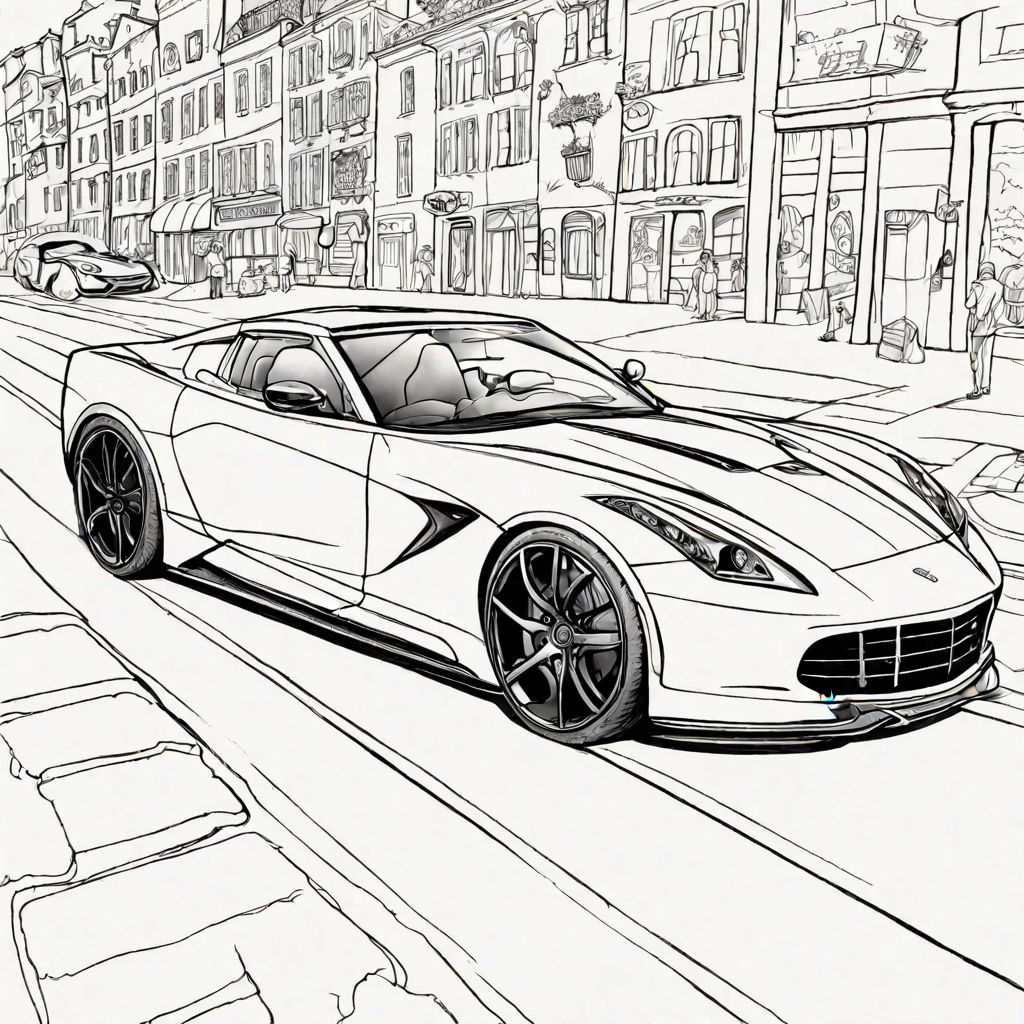 dodge viper coloring pages