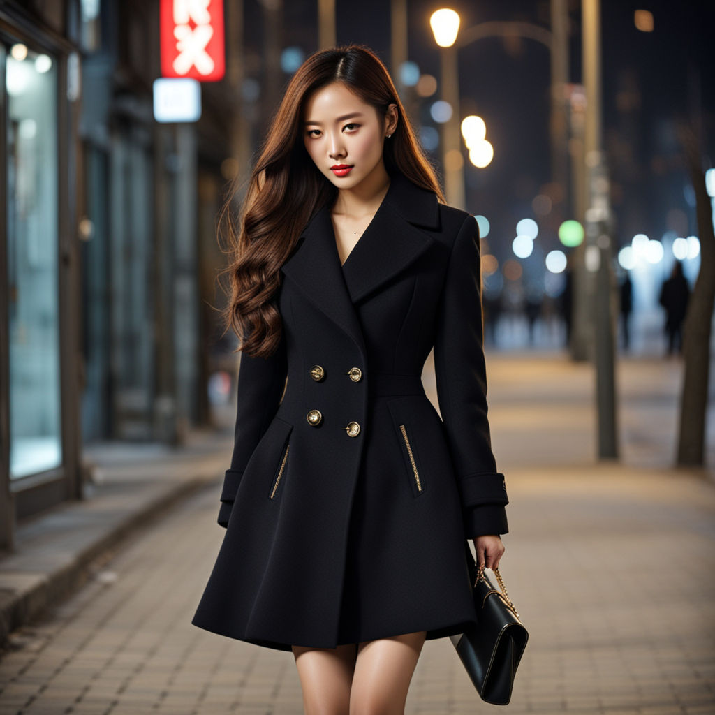 Fongt Cloak Coat 2022 Fashion Women Single Breasted Elegant High Quality  Off White Autumn Korean Mid-length Wo… | Elegant woman, Winter fashion coats,  Ladies poncho