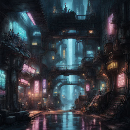 3d Art Illustration Of A Futuristic Cyberpunk Metropolis At Night With A  Sci Fi Twist Background, Technology Wallpaper, Digital Wallpaper, Sci Fi  Background Background Image And Wallpaper for Free Download