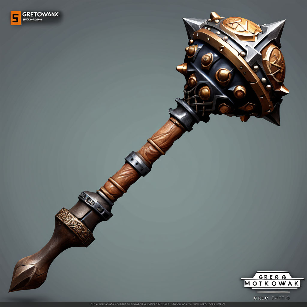 fantasy mace weapon