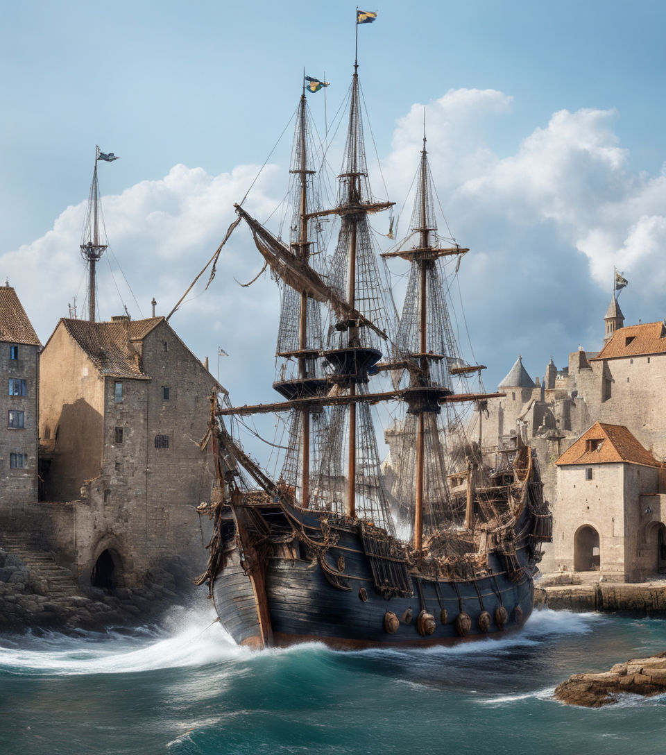 medieval merchant ship