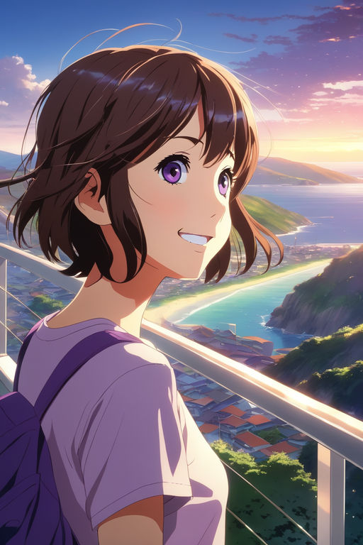 Premium AI Image | Sincere Happiness An Anime Girl's Smile that Radiates  Pure Joy