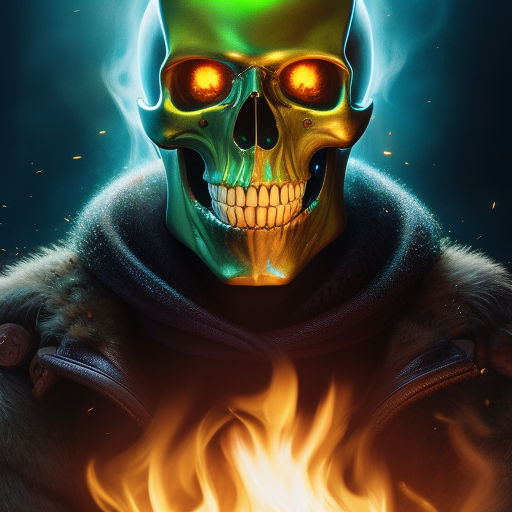 ghost rider green flame