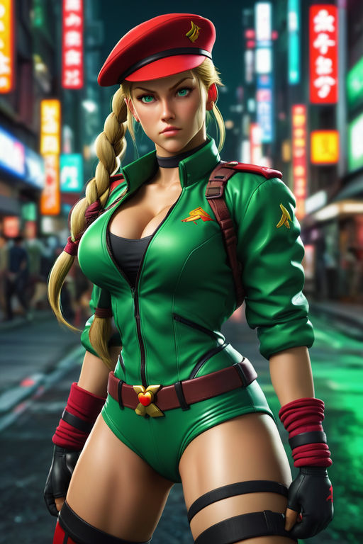 Street Fighter VI Cammy Golden Cosplay Wig