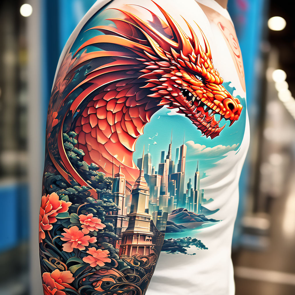 Dragon Tattoos For Men To Unleash Your Inner Strength : Explore  Breathtaking Ideas