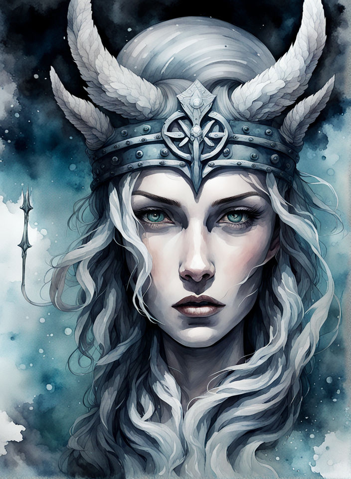 A rather random Viking style character ive made inspired by the viking  queen on insta, ive only done concept art in the past but this is the first  ive finished. : r/ImaginaryCharacters