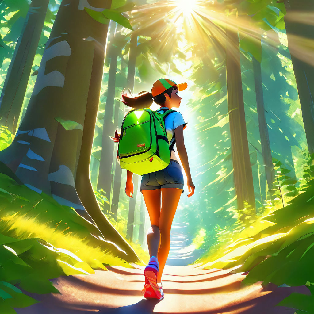 Lady trail runner walking on forest path with close up of trail