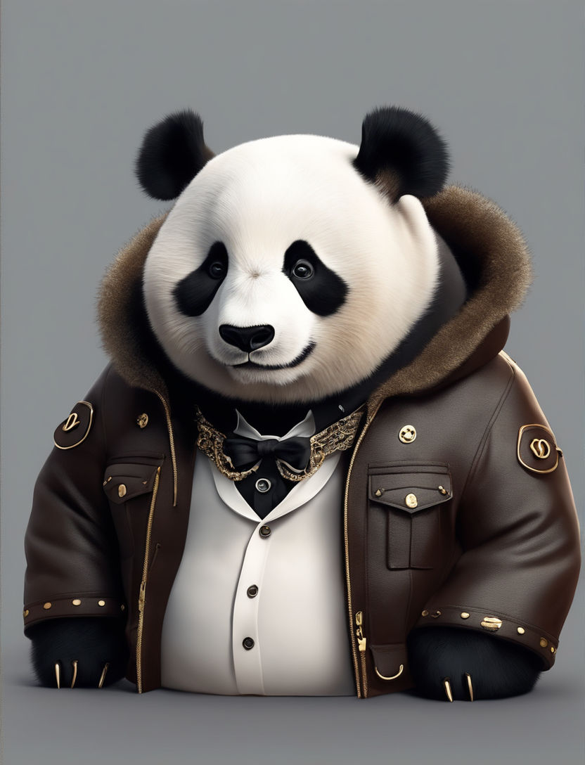 LOUIS VUITTON PANDA BEAR