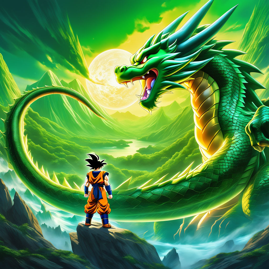 Goku & Shenron - Dragon Ball (Wallpaper Engine) 