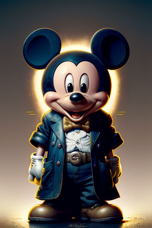 ArtStation - Baseball Mickey