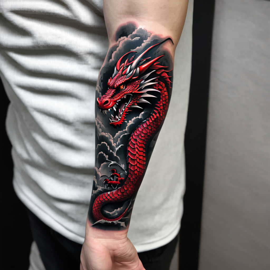 Asian style dragon tattoo : r/tattooadvice