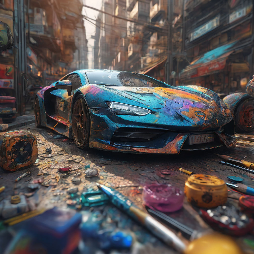 ArtStation - McLaren  Animated Steam Artwork