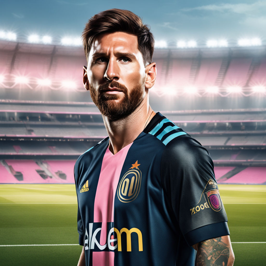 Official shirt from the 19/20 season FC Barcelona Home Kit with Leo Me