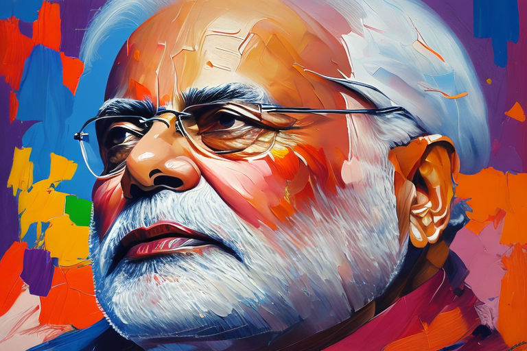 PM Narendra Modi Painting by Chandra Kanta Agarwal  Pixels