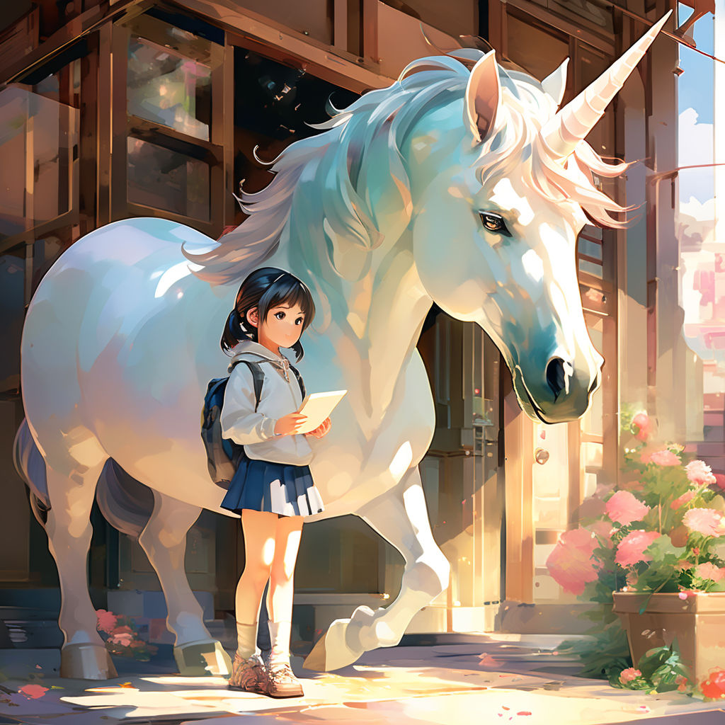 unicorn #unicornio #kawaii #kawaiiunicorn #cupcake - Anime Donut Unicorn,  HD Png Download , Transparent Png Image - PNGitem