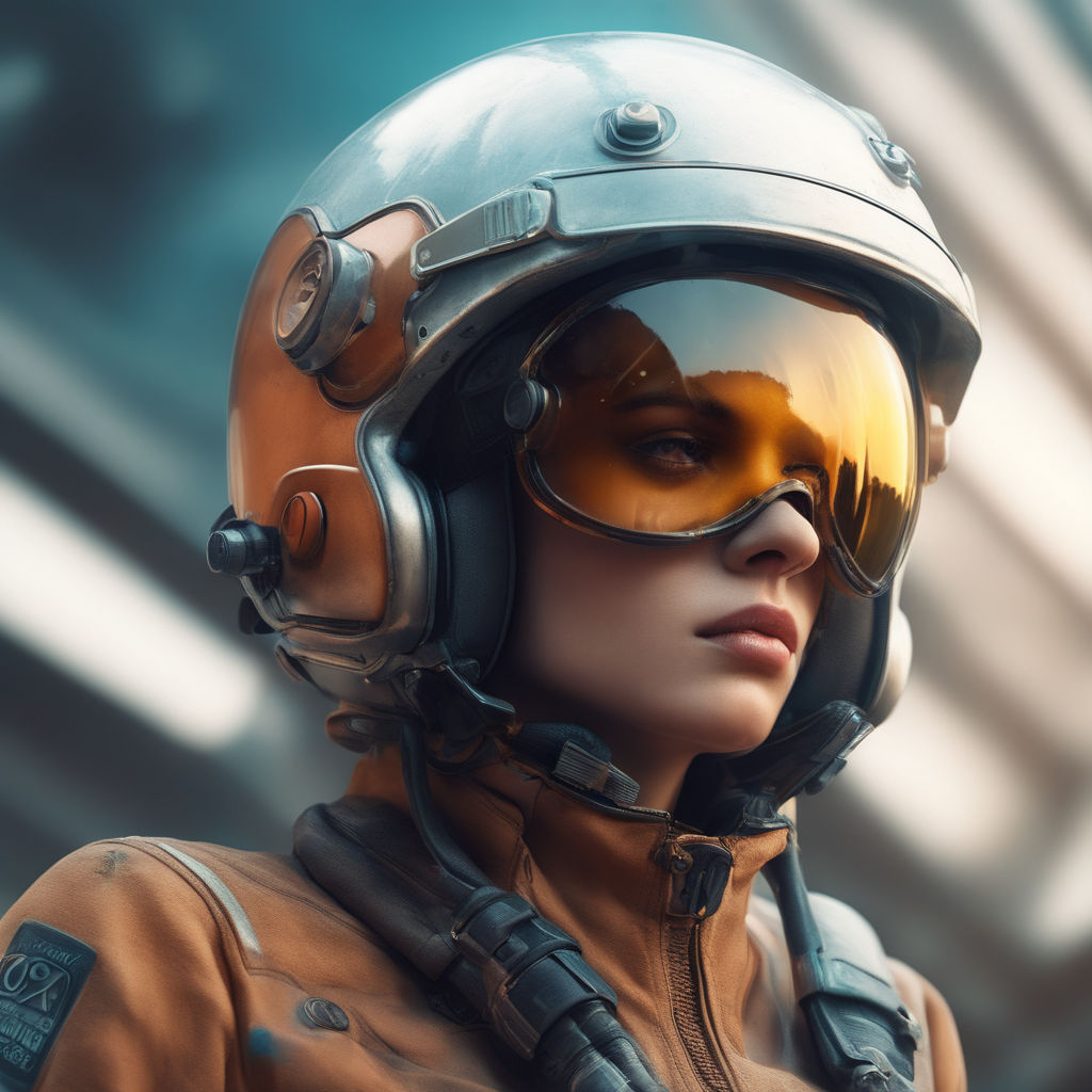 fighter pilot helmet art