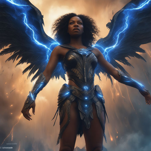 african american female angel