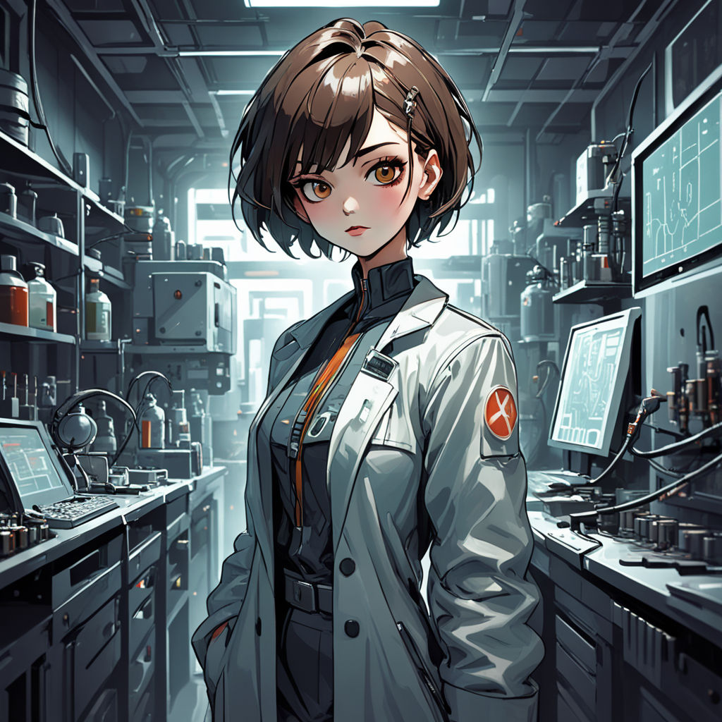 Download Rumiho Akiha - The Spirited Inventor of Future Gadget Lab  Wallpaper | Wallpapers.com