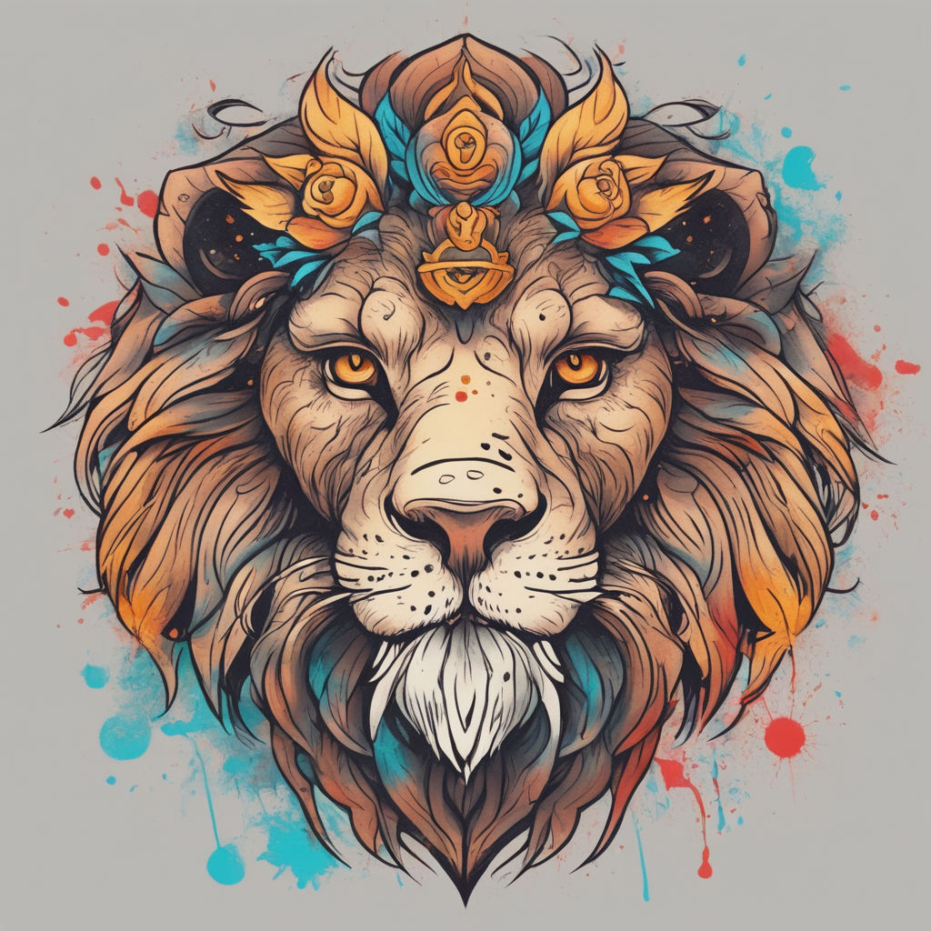 lion design art