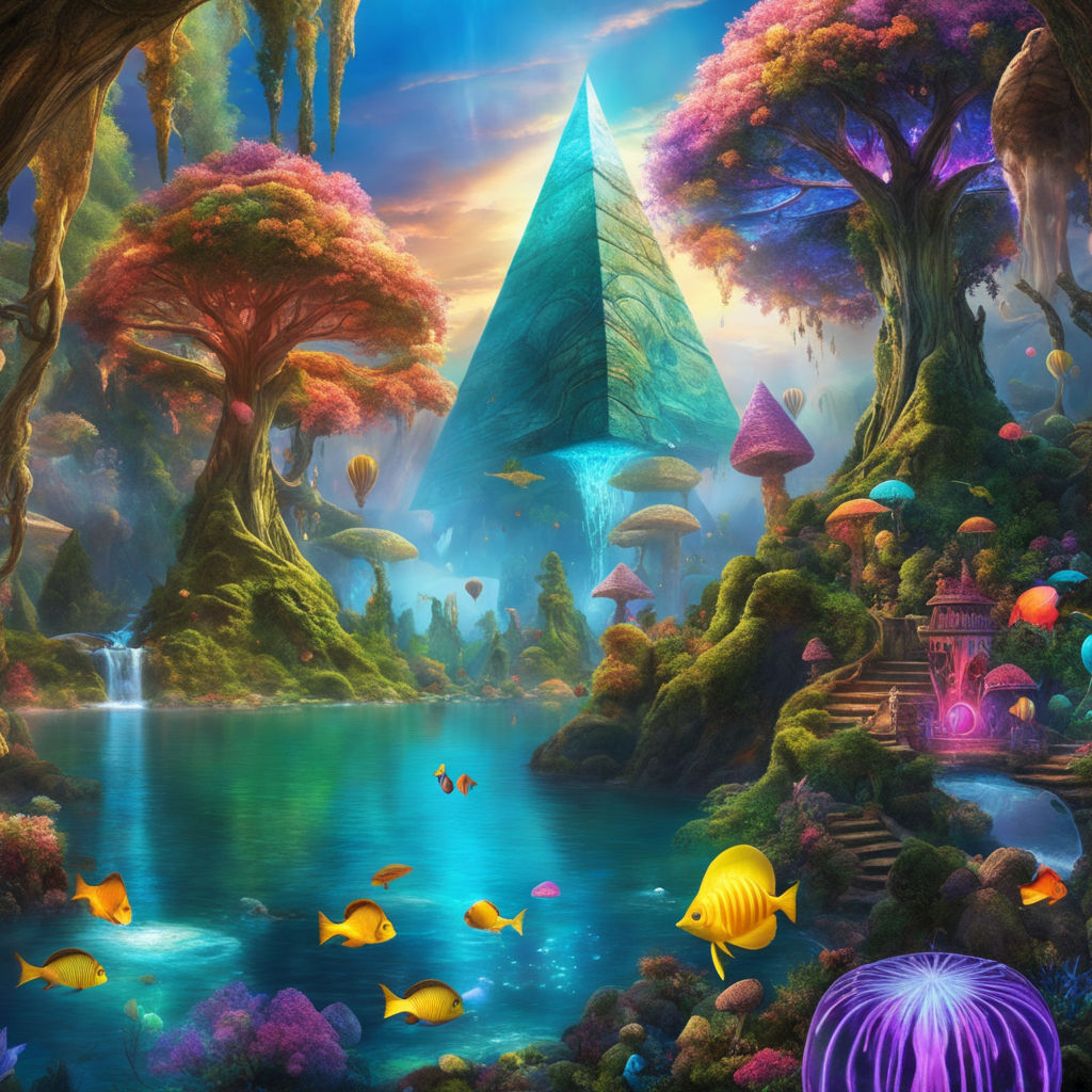 Dream world, world, fantasy, paradise, dream, HD wallpaper