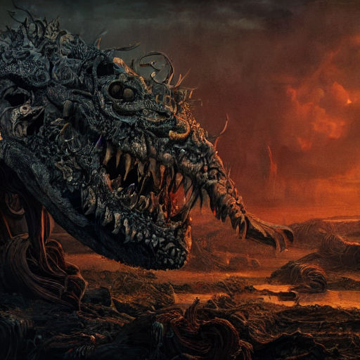 ArtStation - Glaurung (The Lord of the Rings)