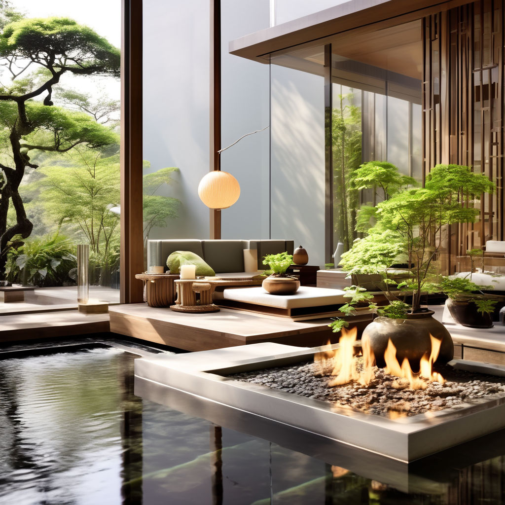 Artificial Bonsai Zen Garden, Zen Meditation Garden