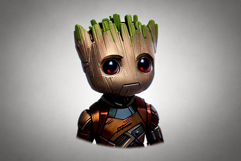 Download Captivating 4K Desktop Wallpaper featuring Baby Groot