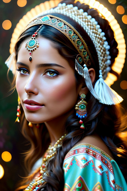 beautiful gypsy woman