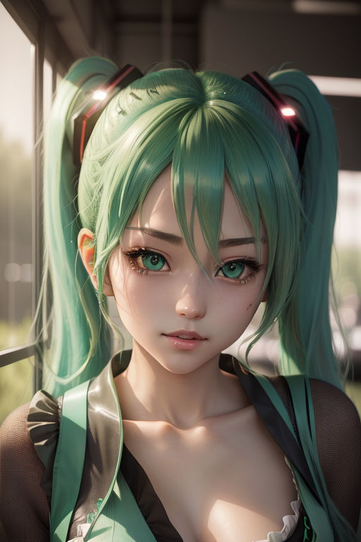 realistic hatsune miku