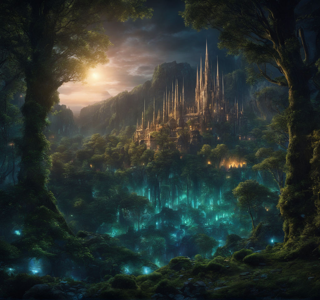 fantasy forest kingdom