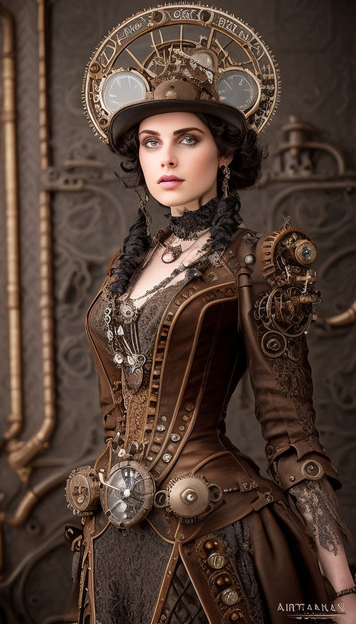 Steampunk Barocco Dress