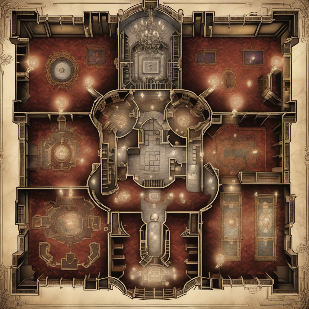 solarpunk arcology tabletop rpg battlemap - Playground