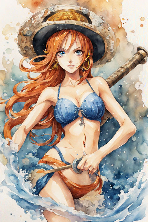ArtStation - Nami - One Piece animated wallpaper