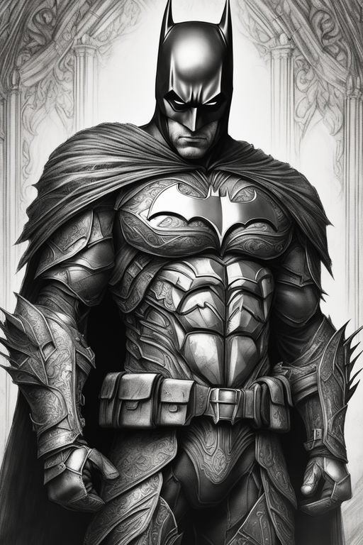 batman pencil drawing