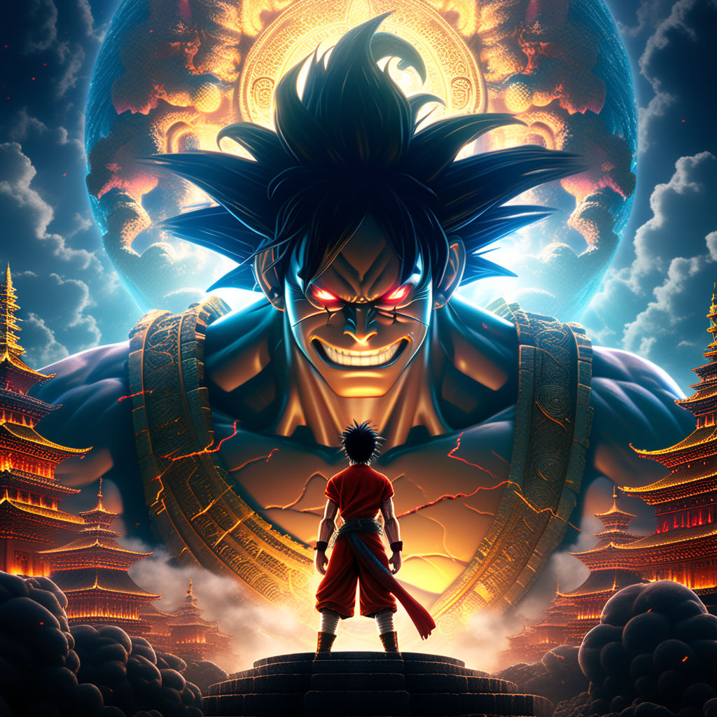 Luffy gear 5 mode,he can grab all the lightning #aiart #4klivewallpape, live wallpaper one piece