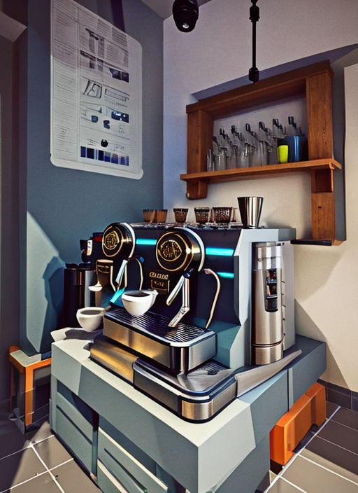 ArtStation - KitchenAid Coffee Collection ( Espresso Machine and Grinder )