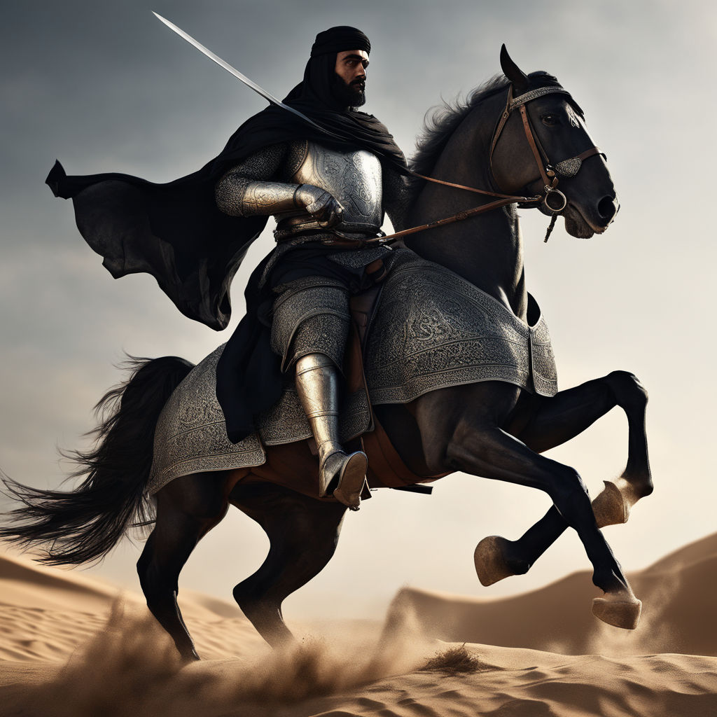 arabian knights horse rider wallpaper