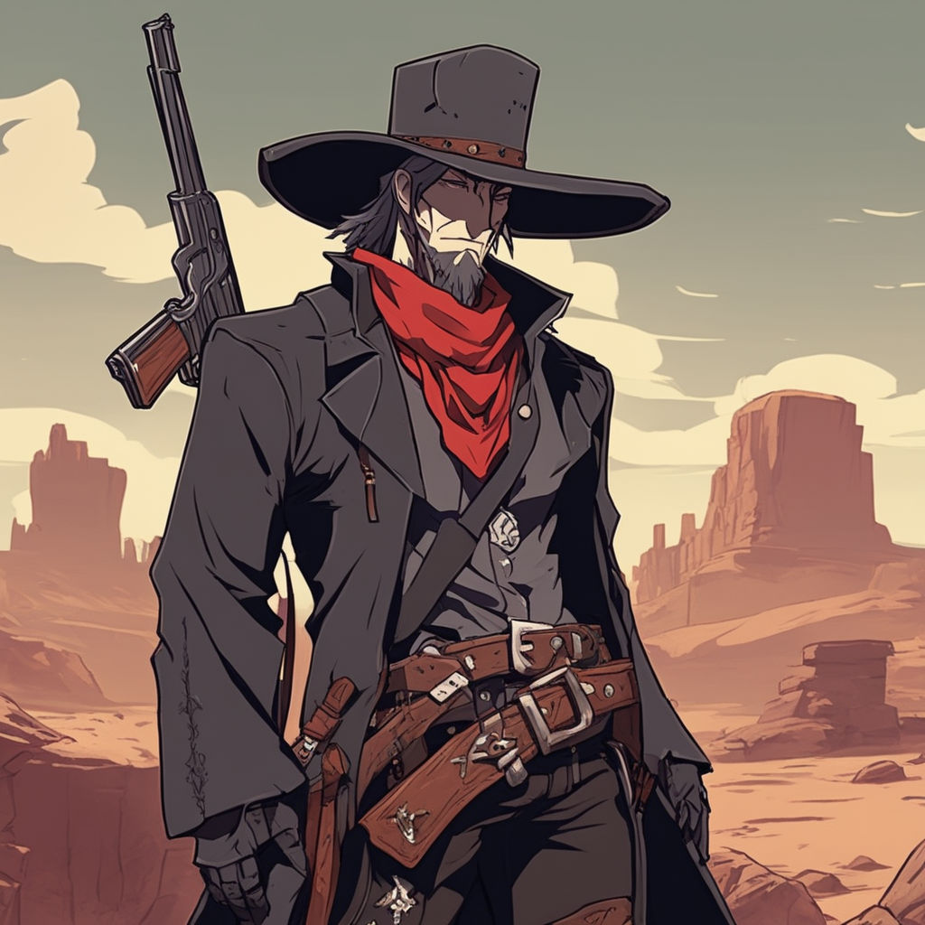 anime western cowboy