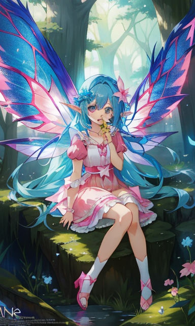 beautiful anime fairy