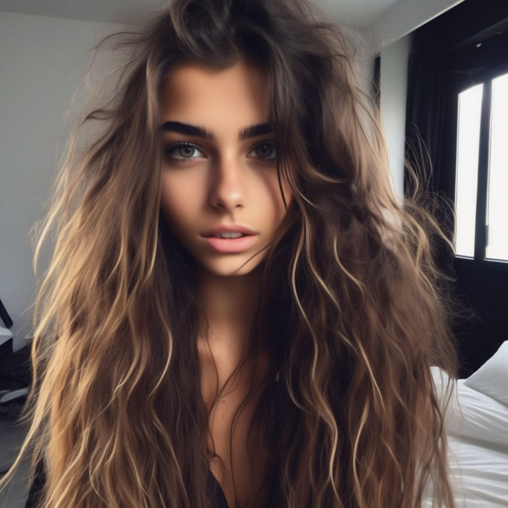Realist Woman Looking Out Window Wet Face Models Long Fluffy Blond Curly  Hair Chiseled Jawline Stunning Large Format Torn Humid Rainy Outside Muse  Soft Filtered Outdoor Lighting, Generative Ai Stock Photo, Picture